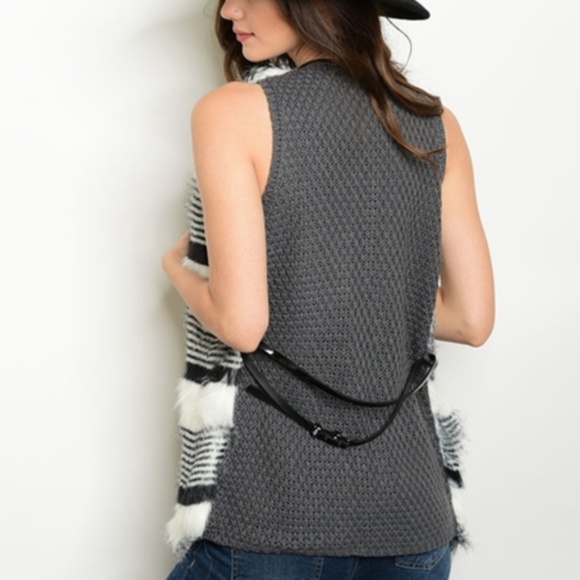 OPAL Faux Fur Vest - Picture 4 of 4